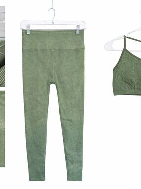 Spiritual Gangster Olive Green Leggings